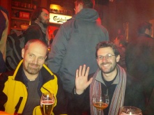 Jarle and Jonathan at the foggy social event